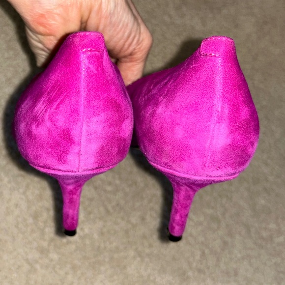 Nine West Arlene suede heels 8/8.5 - Picture 5 of 12